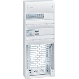 Hager - Coffret VDI 2R-26M+PL - Grade 3TV - 8 RJ45 - Réf : TN425