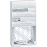 Hager - Coffret VDI 2 rangées 36 modules + platine - Grade 3TV - 8 RJ45 - Réf : TN435