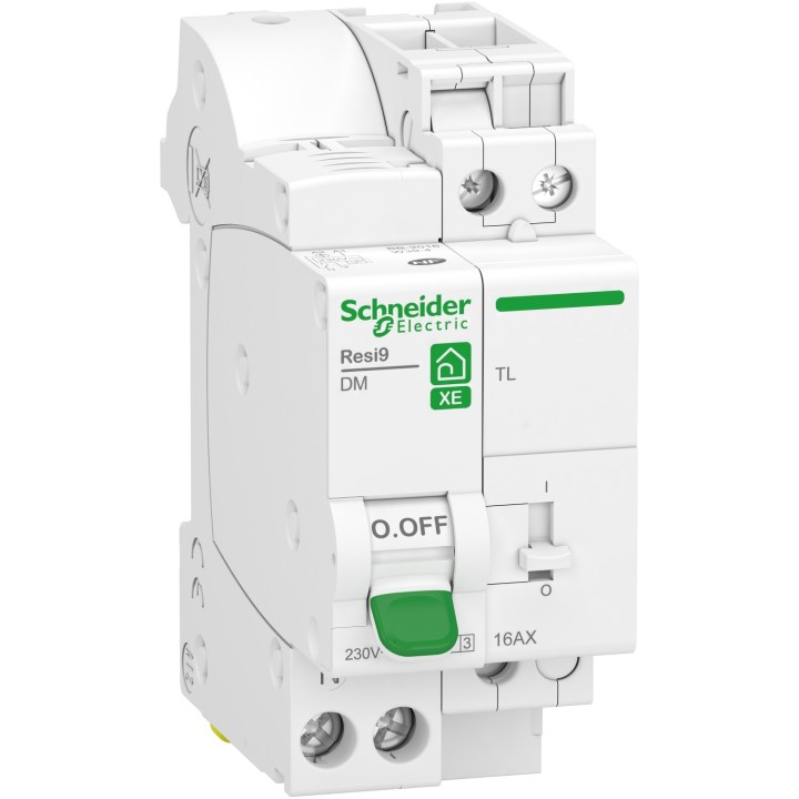 Schneider - Resi9 XE - combiné disj+télérupteur - 1P+N - 10A - courbe C - embrochable - Réf : R9ECL610