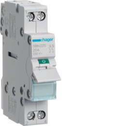 Hager - Interrupteur sectionneur 2 pôles 25A - Réf : SBN225