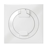 Legrand - Prise de courant 2P+T à puits dooxie 16A IP44 livrée avec plaque carrée blanche - Réf : 600344