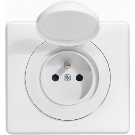 Interrupteur sans fils pour interrupteur à câbler connecté ou prise  connectée Céliane with Netatmo avec plaque Blanc - particulier
