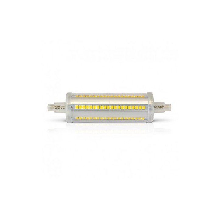Miidex Lighting - Ampoule LED R7S 14W 118mm 4000°k - Réf : 7983
