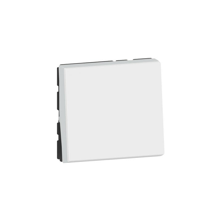 Legrand -  Poussoir ou poussoir inverseur Mosaic Easy-Led 6A 250V~ 2 modules - blanc - Réf : 077040L