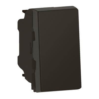 Legrand - Interrupteur ou va-et-vient 10AX 250V~ Mosaic Easy-Led 1 module – noir mat - Réf : 079101L