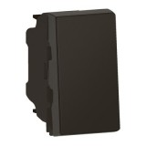 Legrand - Interrupteur ou va-et-vient 10AX 250V~ Mosaic Easy-Led 1 module – noir mat - Réf : 079101L