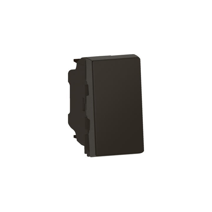 Legrand - Interrupteur ou va-et-vient 10AX 250V~ Mosaic Easy-Led 1 module – noir mat - Réf : 079101L