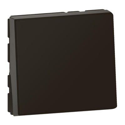 Legrand - Interrupteur ou va-et-vient 10AX 250V~ Mosaic Easy-Led 2 modules – noir mat - Réf : 079111L