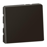 Legrand - Interrupteur ou va-et-vient 10AX 250V~ Mosaic Easy-Led 2 modules – noir mat - Réf : 079111L