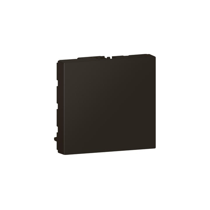 Legrand - Obturateur Mosaic 2 modules – noir mat - Réf : 079181L