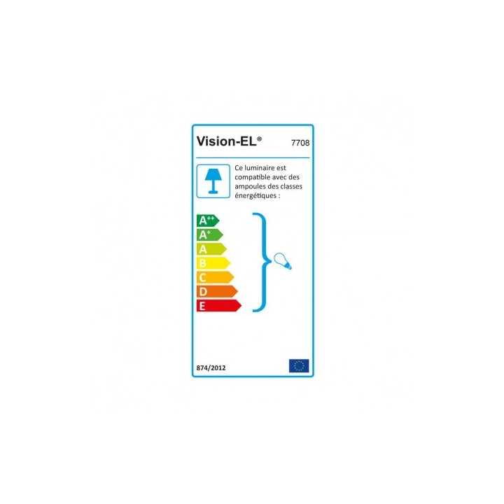 Miidex Lighting - Support plafond Carré Orientable Blanc 84 x 84 mm - Réf : 7708