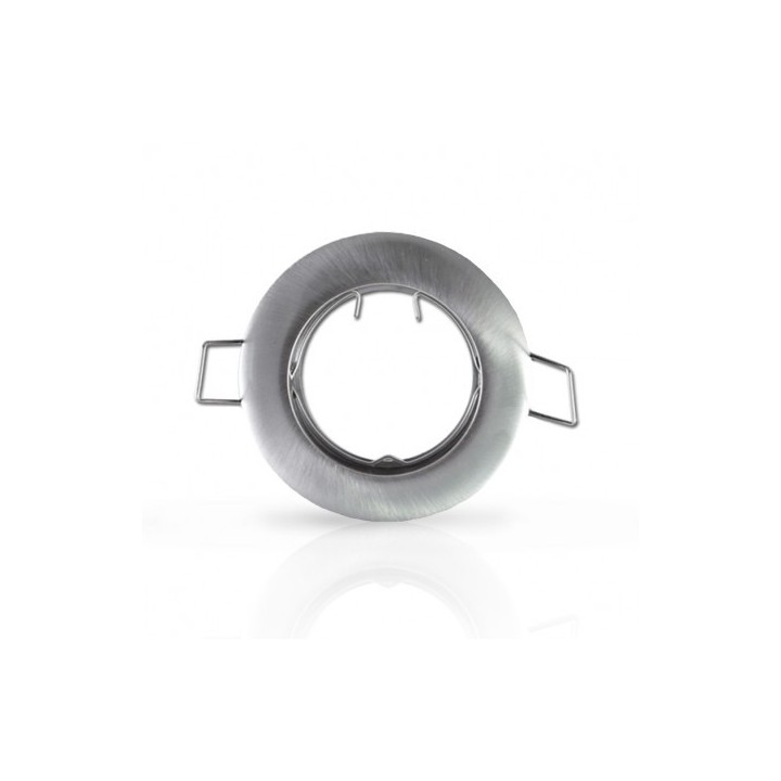 Vision-EL - Support plafond Rond Argent Ø77 mm - Réf : 7709