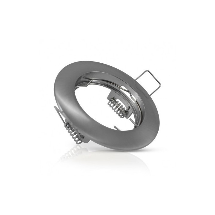 Miidex Lighting - Support plafond Rond Argent Ø78 mm - Réf : 7709