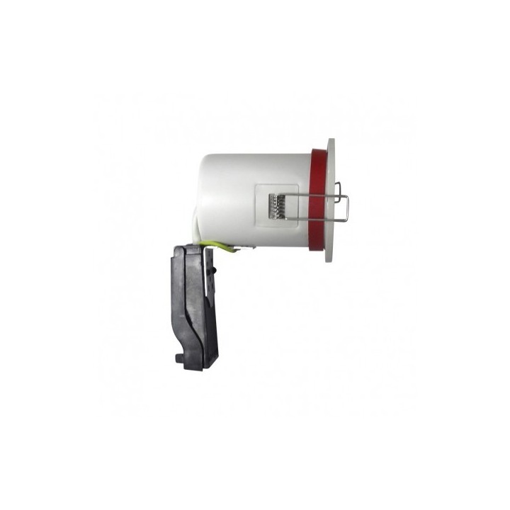 Miidex Lighting - Support plafond BBC Rond orientable Blanc avec douille automatique Ø100 mm - Réf : 7719
