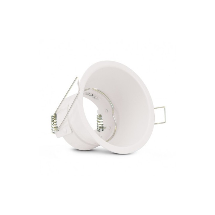 Vision-EL - Support de spot basse luminance Rond Blanc Ø83 IP20 - Réf : 7725