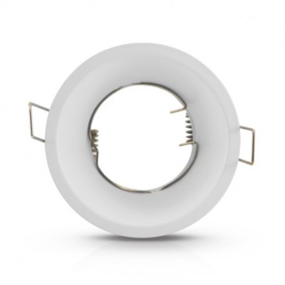 Miidex Lighting - Support de spot basse luminance Rond Blanc Ø83 IP20 - Réf : 7725