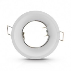 Miidex Lighting - Support de spot basse luminance Rond Blanc Ø83 IP20 - Réf : 7725