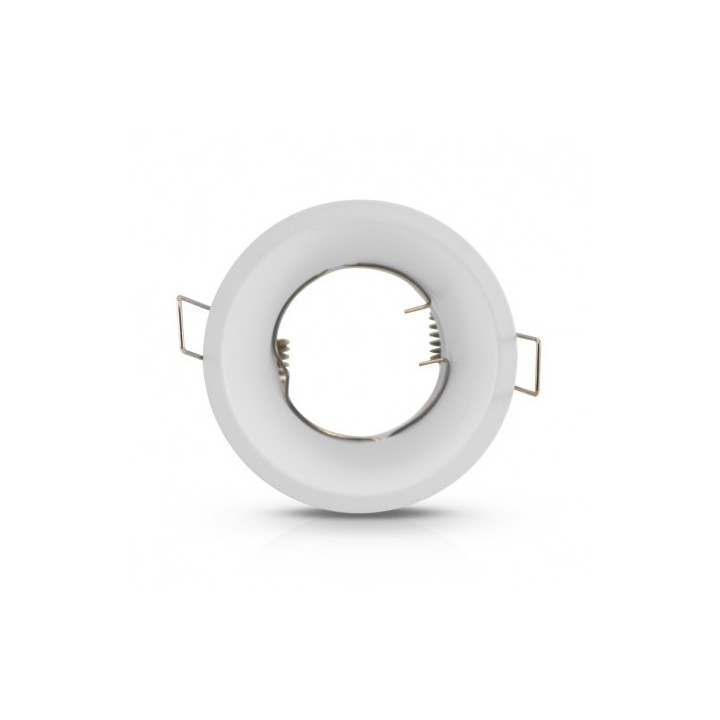 Miidex Lighting - Support de spot basse luminance Rond Blanc Ø83 IP20 - Réf : 7725