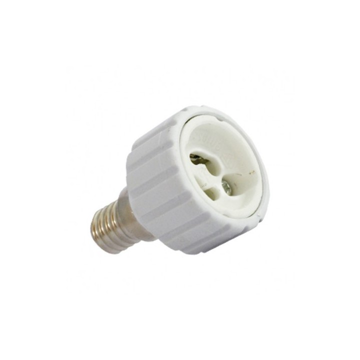 Miidex Lighting - Adaptateur base culot E14 vers GU10 - Réf : 73988