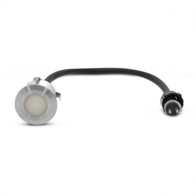 Miidex Lighting - Kit spot LED terrasse 6 x 0,6W 12v 4000°k rond IP67 + alim 230V - Réf : 70751