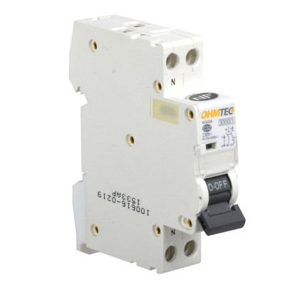 Ohmtec - Disjoncteur 1 P + N 32A 3kA - Réf : 423228