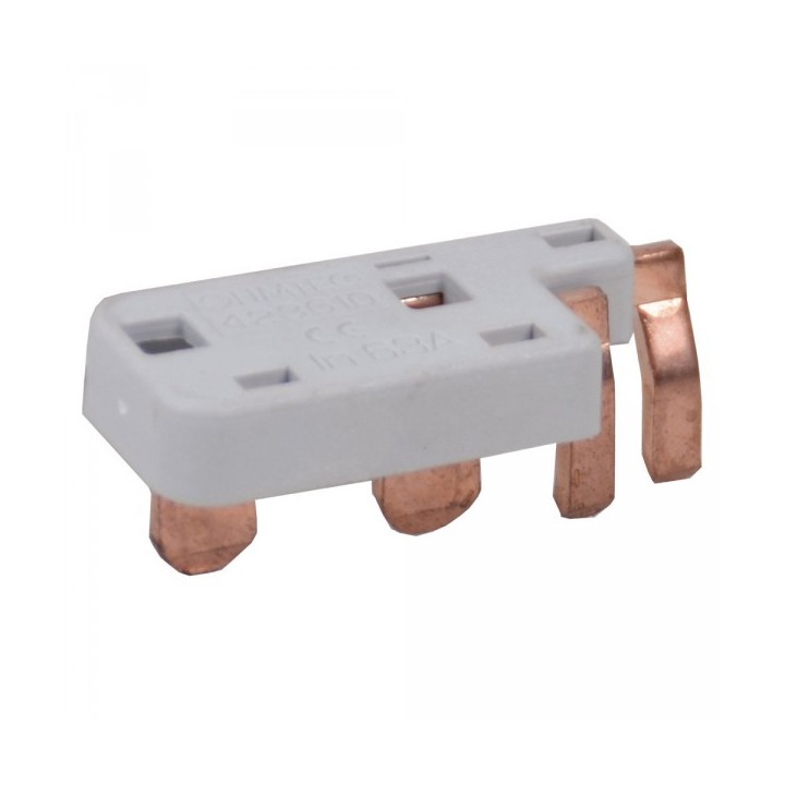Ohmtec - Connecteur de disjoncteur et interrupteur différentiel 63A - Réf : 423610