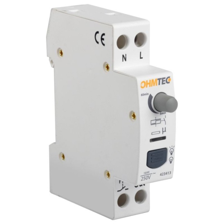 Ohmtec - Télérupteur temporisé silencieux 16A - Réf : 423413