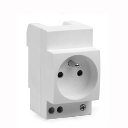 Ohmtec - Prise modulaire 2 P+T - Réf : 423625