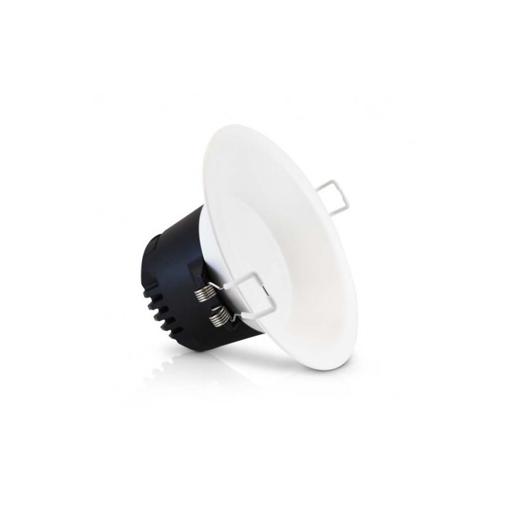 Miidex Lighting - Downlight LED blanc rond 173mm 12W 6000k basse luminance IP20 1200 lm - Réf : 76537