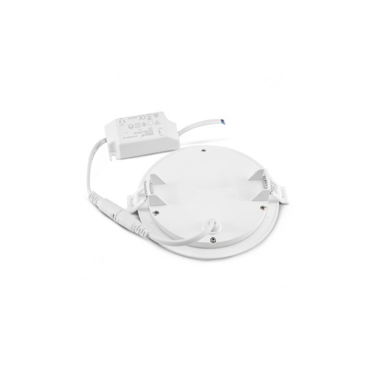 Miidex Lighting - Plafonnier LED Ø85 3 W 4000°k pc blanc - Réf : 77451