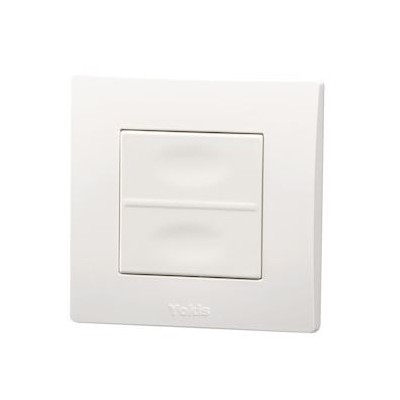 Yokis - Télécommande Murale 2 touches - Power - Code article : 5454419 - Réf : TLM2T45P