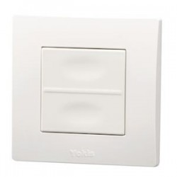 Yokis - Télécommande Murale 2 touches - Power - Code article : 5454419 - Réf : TLM2T45P