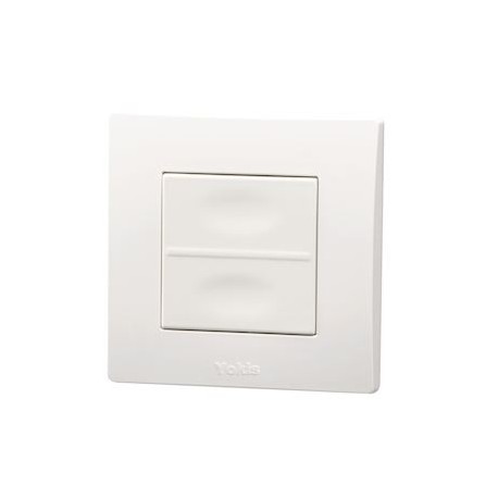 Yokis - Télécommande Murale 2 touches - Power - Code article : 5454419 - Réf : TLM2T45P