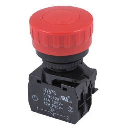 Ohmtec - Bouton d’arrêt d’urgence NO pour coffret triphasé - Réf : 423501