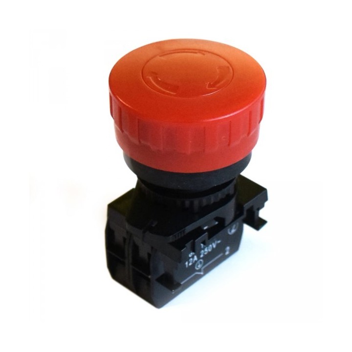 Ohmtec - Bouton d'arrêt d'urgence pour coffret de chantier - Réf : 423167
