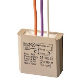 Yokis - Minuterie encastrable 500W - Code article : 5454051 - Réf : MTM500E