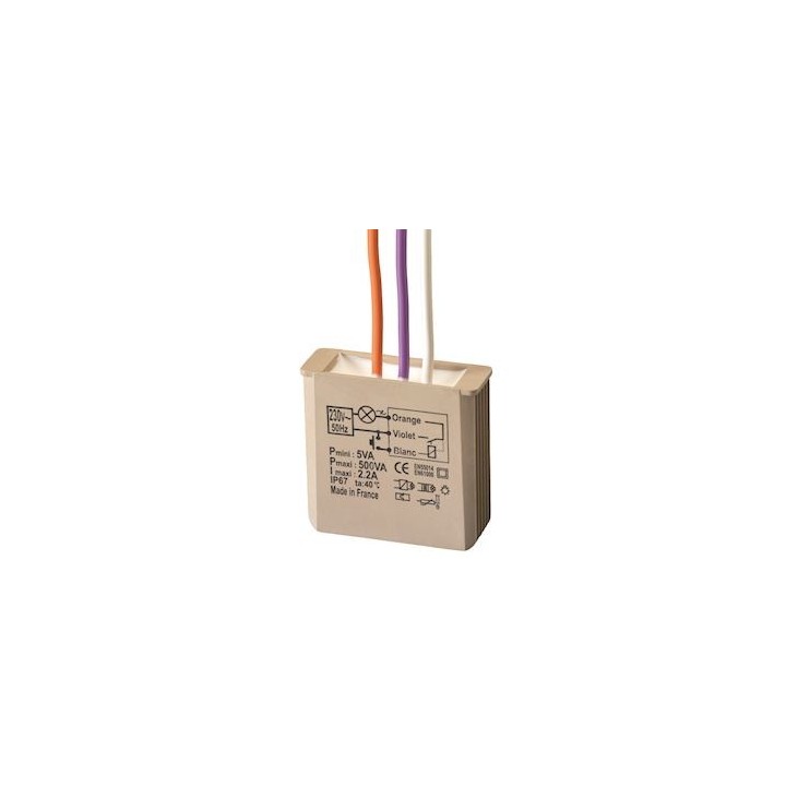 Yokis - Minuterie encastrable 500W - Code article : 5454051 - Réf : MTM500E