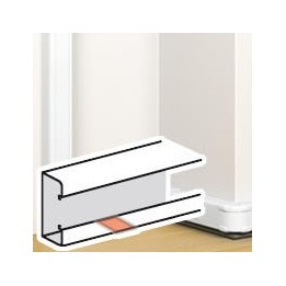 Legrand - Joint de corps adhésif - pour goulotte à clippage direct Prog Mosaic 50x105/145 - Réf : 075667