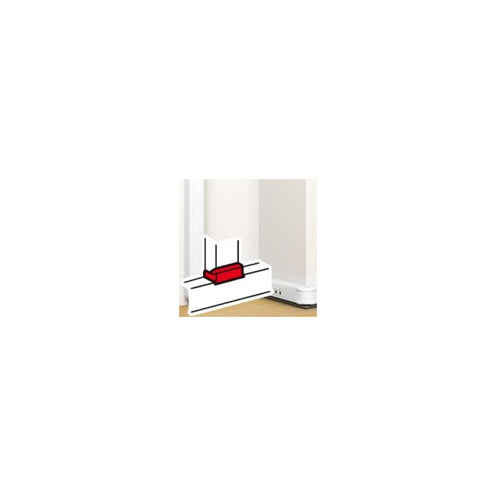 Legrand - Dériv plane vers larg. 80-goulotte clippage direct Prog Mosaic 50x80/130/145/180 - Réf : 075671