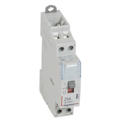 Legrand - Contacteur de puissance CX³ commande manuelle bobine 24V~ - 2P 250V~ - 25A - contact 2F - 1 M - Rèf : 412514