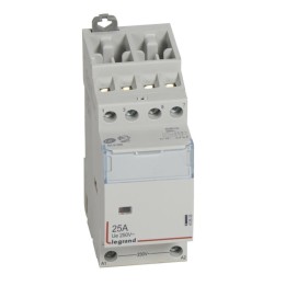 Legrand - Contacteur de puissance CX³ bobine 230V~ sans commande manuelle - 4P 400V~ - 25A - contact 2O+2F - 2 M - Rèf : 412533
