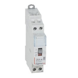 Legrand - Contacteur de puissance CX³ silencieux bobine 230V~ - 2P 250V~ - 25A - contact 2F - 1 M - Rèf : 412558