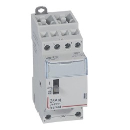 Legrand - Contacteur de puissance CX³ silencieux bobine 230V~ - 4P 400V~ - 25A - contact 4F - 2 M - Rèf : 412561