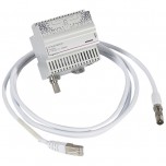  Legrand - Répartiteur modulaire télé TNT et câble opérateur 4 sorties RJ45 pour coffret Optimum manuel - 4 m - Réf : 413019 