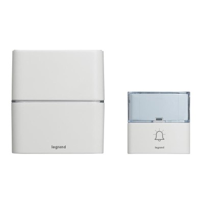 Legrand - Kit carillon radio sans fil Sérénité simple à piles - blanc - Réf : 094270