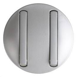 Legrand Céliane - Enjoliveur - Double VV/Poussoir - Doigt Etroit Titane - Réf : 065102
