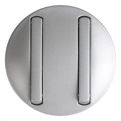 Legrand Céliane - Enjoliveur - Double VV/Poussoir - Doigt Etroit Titane - Réf : 065102