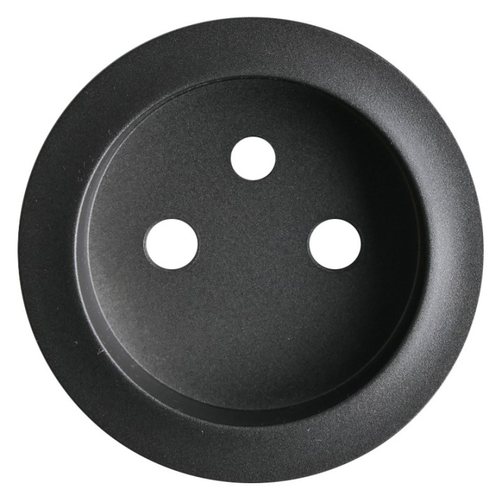 Legrand Céliane - Enjoliveur - Prise 2P+T Standard - Graphite - Réf : 067912
