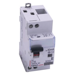 Legrand - Disjoncteur différentiel DX³4500 - vis/vis - U+N 230V~ - 16A typeAC 30mA - courbe C - 2 modules - Réf : 410705