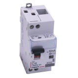 Legrand - Disjoncteur différentiel DX³4500 - vis/vis - U+N 230V~ - 16A typeAC 30mA - courbe C - 2 modules - Réf : 410705